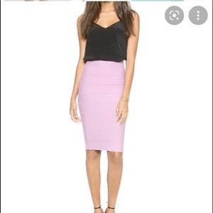 Bcbgmaxazria lavender leger power skirt